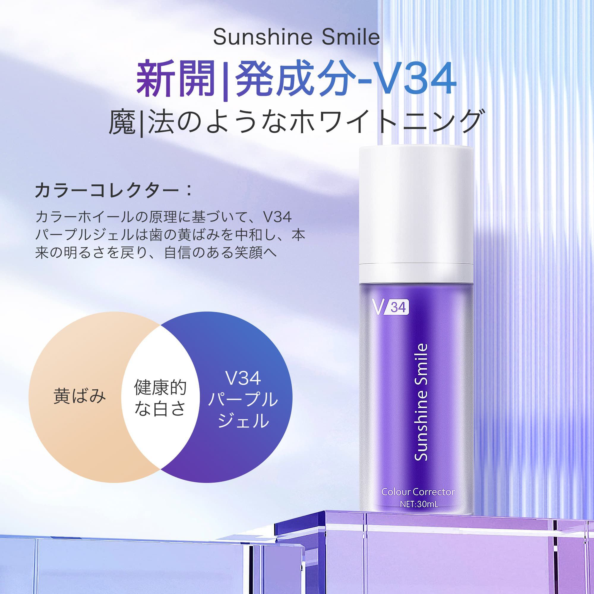 紫色の補色ジェル2種類の比較イメージ(两种紫色补色凝胶的对比示意图) 紫色の補色ジェル2種類の比較イメージ(两种紫色补色凝胶的对比示意图)