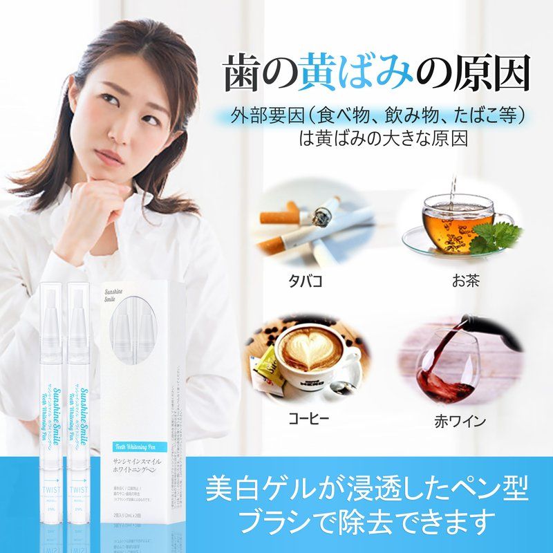 Sunshine Smile ホワイトニングペン 回転出液機構 原理説明
